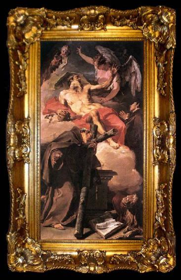framed  PITTONI, Giambattista Sts Jerome and Peter of Alcantara, ta009-2